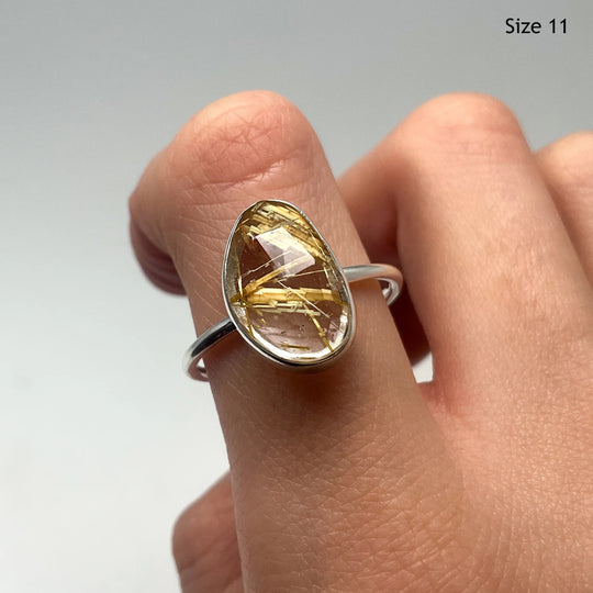 Rutilated Quartz Ring-Rocks and Gems Canada