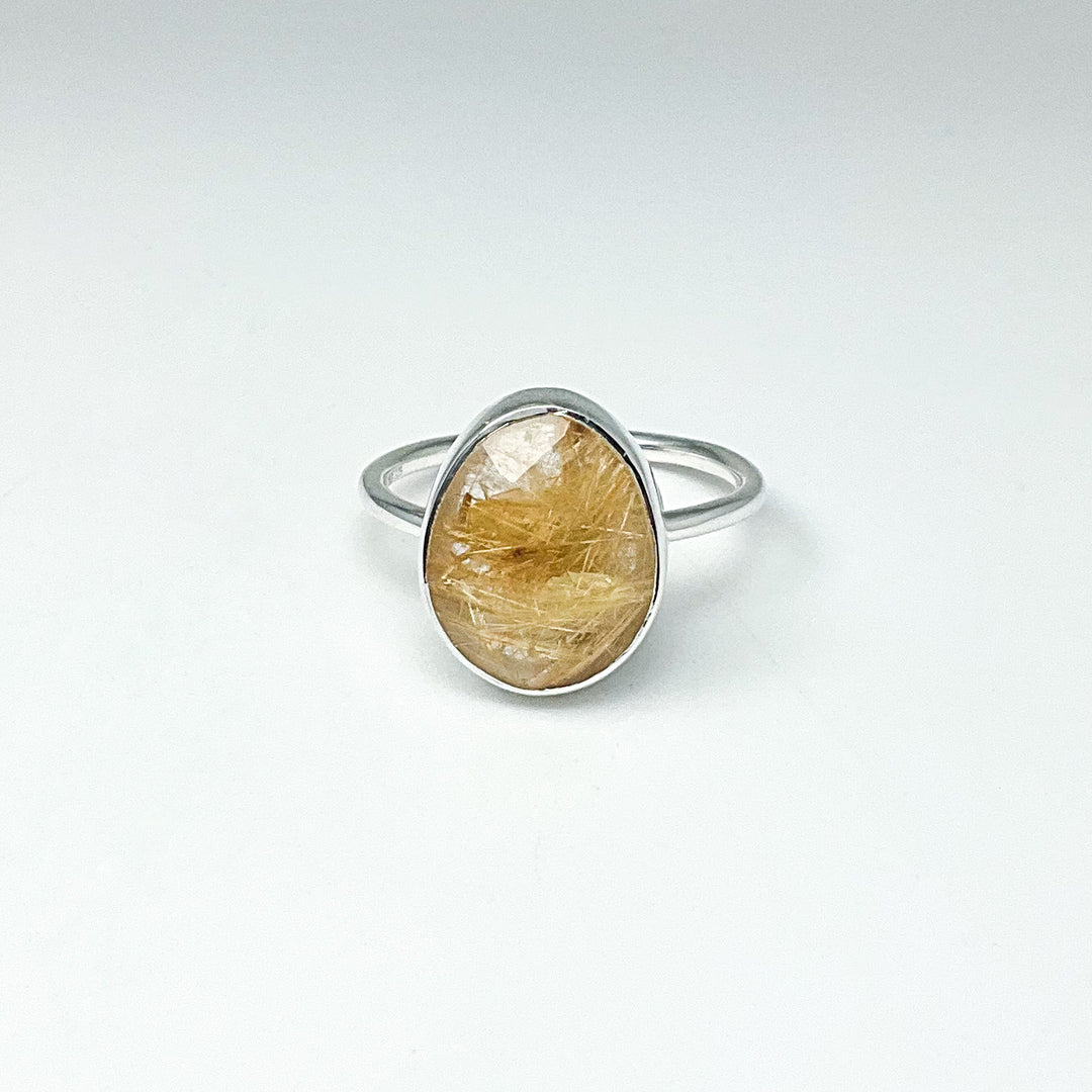 Rutilated Quartz Ring-Rocks and Gems Canada