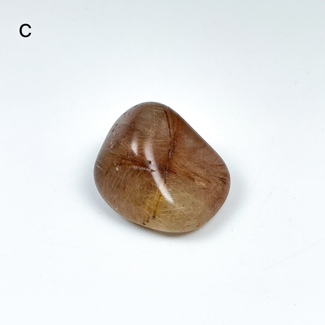 Rutilated Quartz Tumble-Rocks and Gems Canada