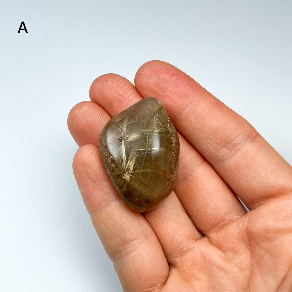 Rutilated Quartz Tumble-Rocks and Gems Canada