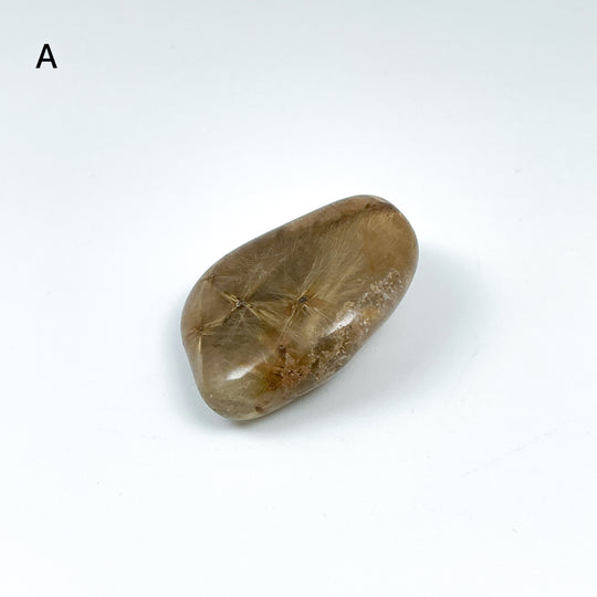 Rutilated Quartz Tumble-Rocks and Gems Canada