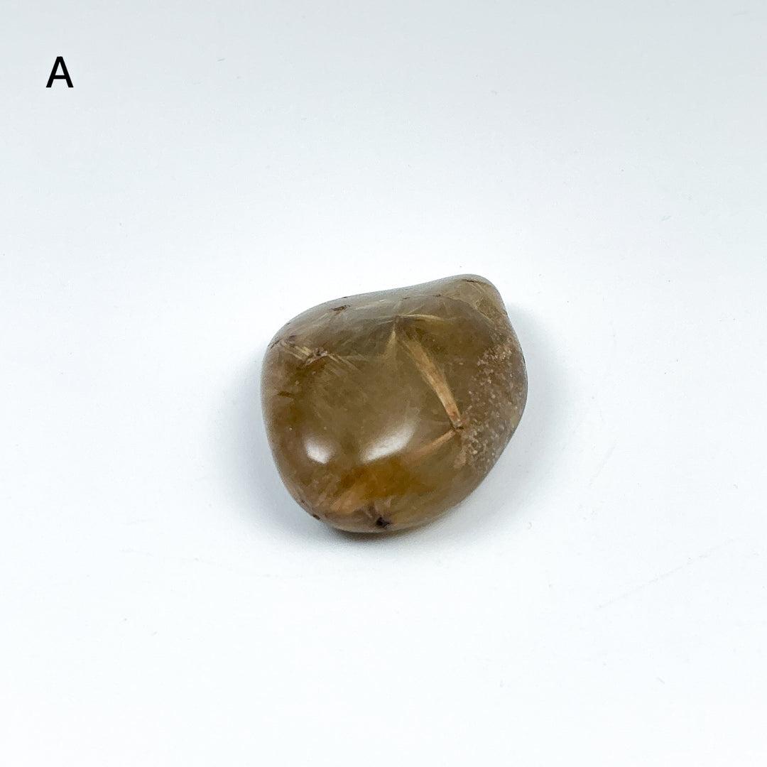 Rutilated Quartz Tumble-Rocks and Gems Canada