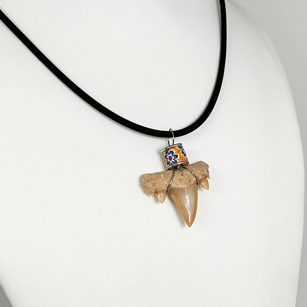 Fossilized Shark Tooth Necklace - Rocks and Gems Canada