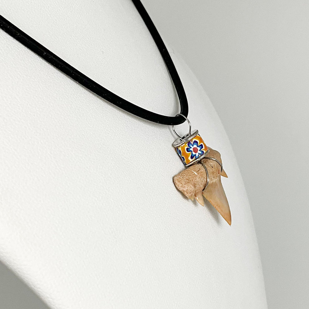 Fossilized Shark Tooth Necklace - Rocks and Gems Canada