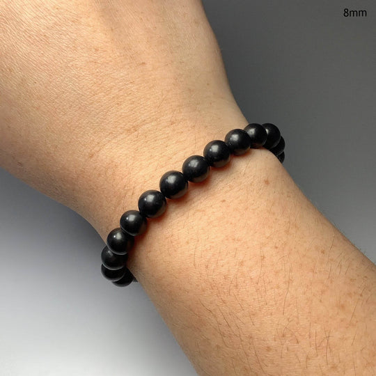 Shungite Beaded Bracelet-Rocks and Gems Canada