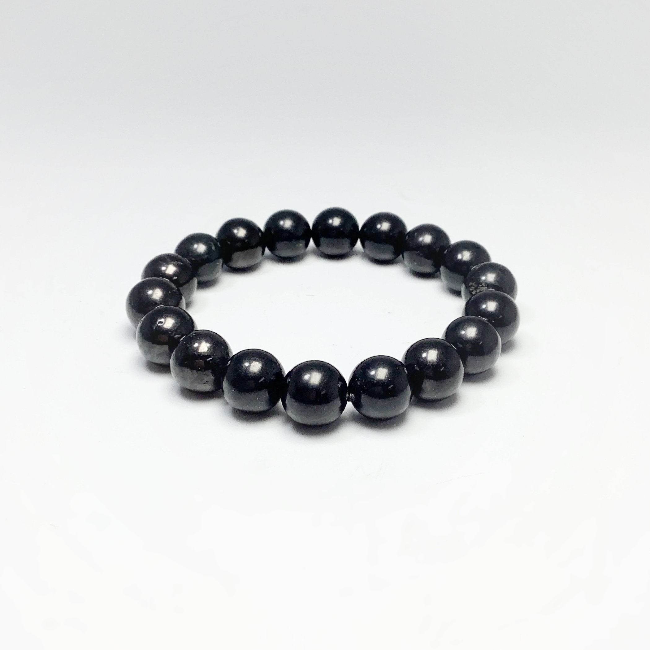 Shungite Beaded Bracelet - Rocks and Gems Canada