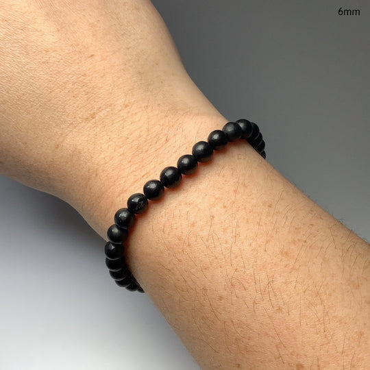 Shungite Beaded Bracelet - Rocks and Gems Canada