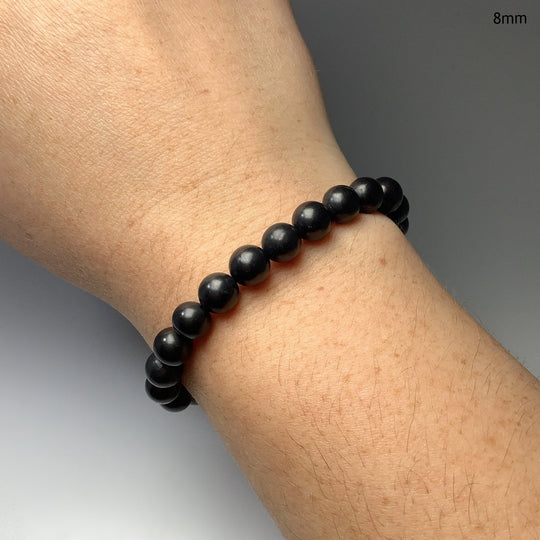 Shungite Beaded Bracelet - Rocks and Gems Canada