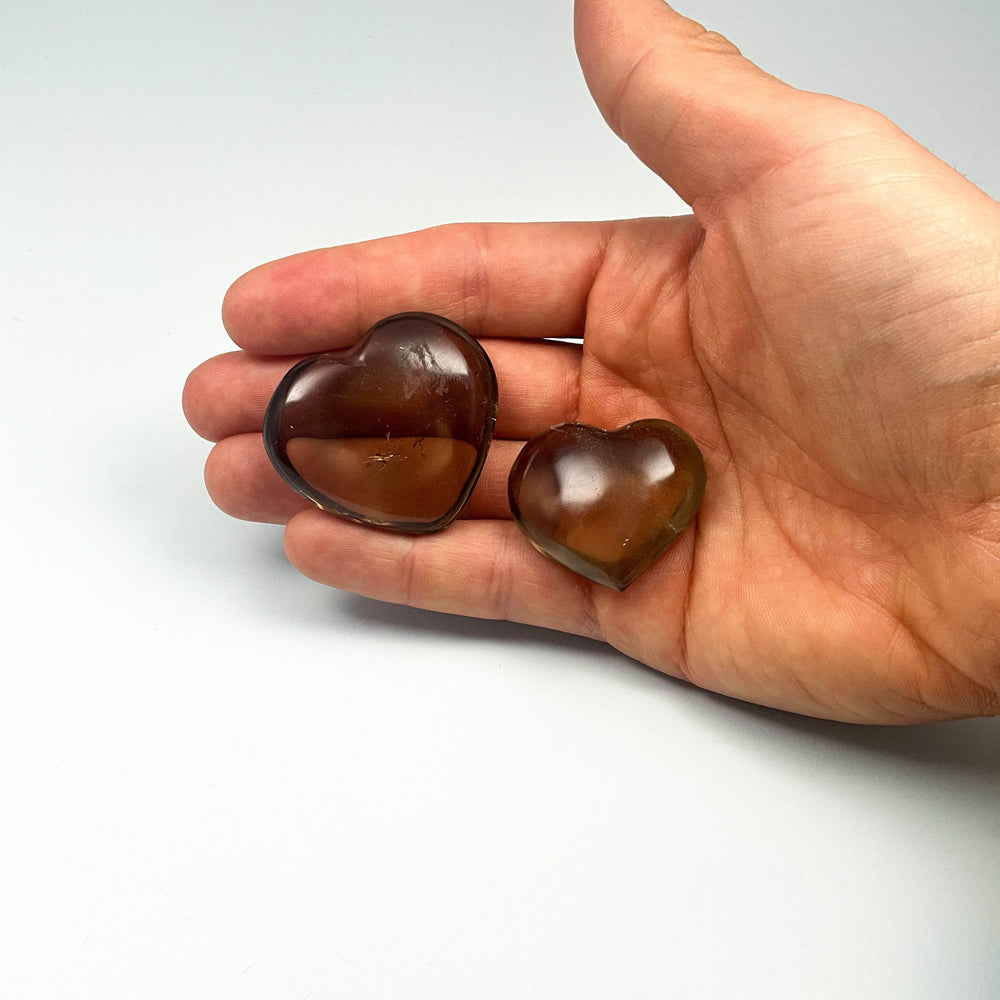 Smoky Quartz Heart-Rocks and Gems Canada