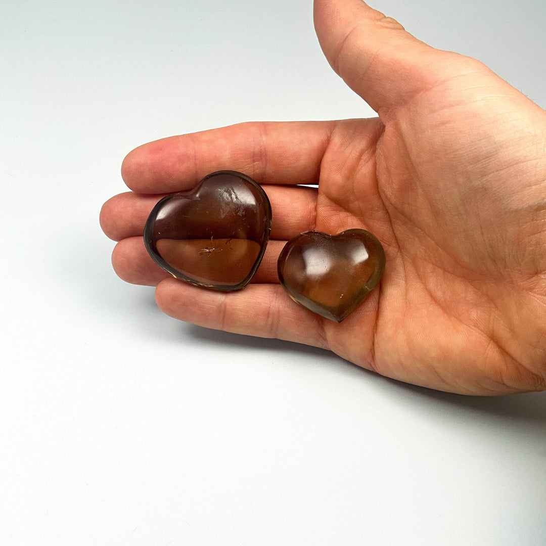 Smoky Quartz Heart-Rocks and Gems Canada