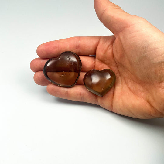 Smoky Quartz Heart-Rocks and Gems Canada