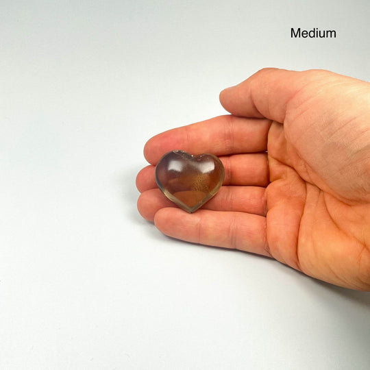 Smoky Quartz Heart-Rocks and Gems Canada