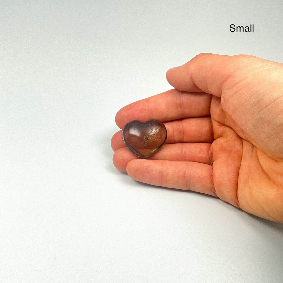 Smoky Quartz Heart-Rocks and Gems Canada