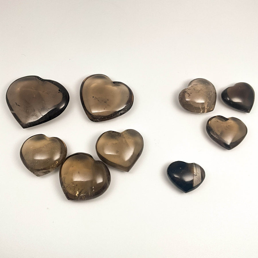Smoky Quartz Heart-Rocks and Gems Canada