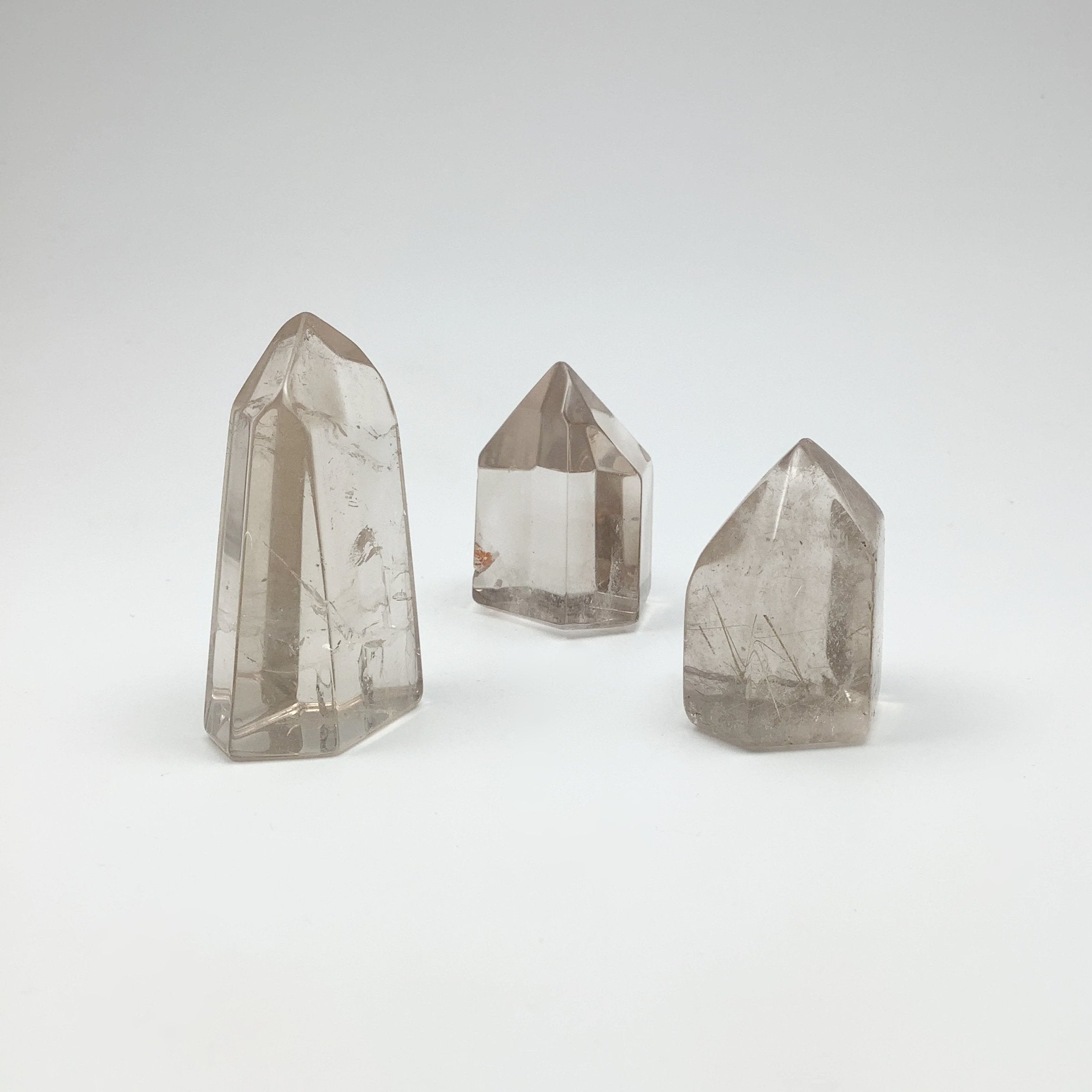 Smoky Quartz Polished Point - Rocks and Gems Canada