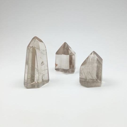 Smoky Quartz Polished Point - Rocks and Gems Canada