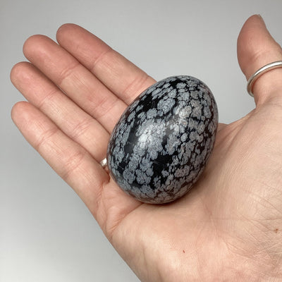 Snowflake Obsidian Egg