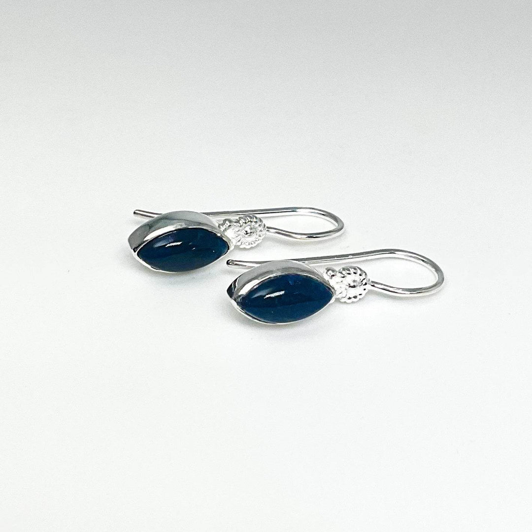Sodalite Dangle Earrings-Rocks and Gems Canada