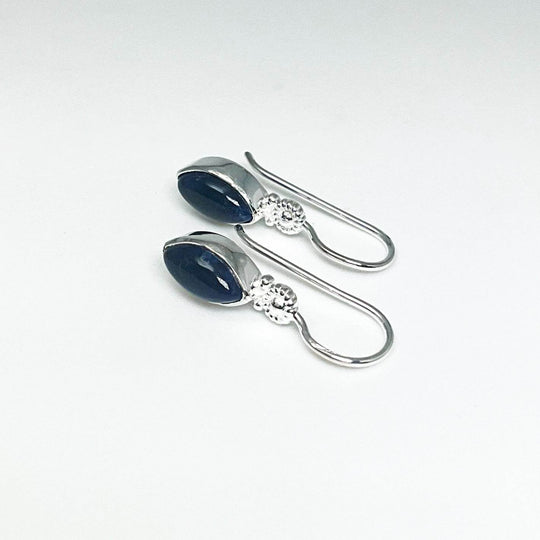 Sodalite Dangle Earrings-Rocks and Gems Canada