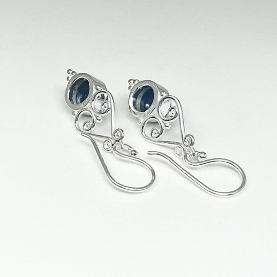 Sodalite Dangle Earrings-Rocks and Gems Canada