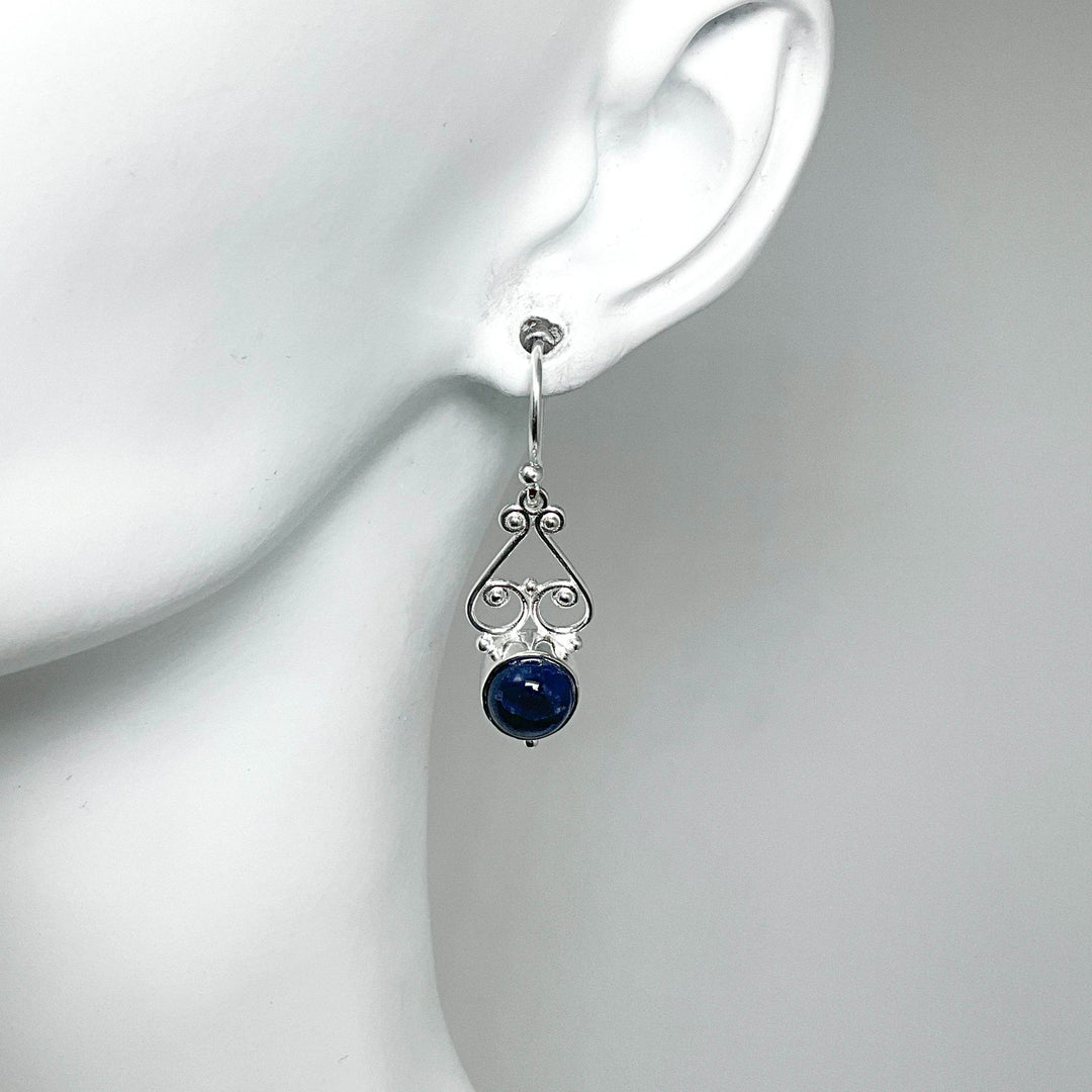 Sodalite Dangle Earrings-Rocks and Gems Canada