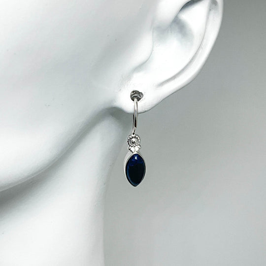 Sodalite Dangle Earrings-Rocks and Gems Canada