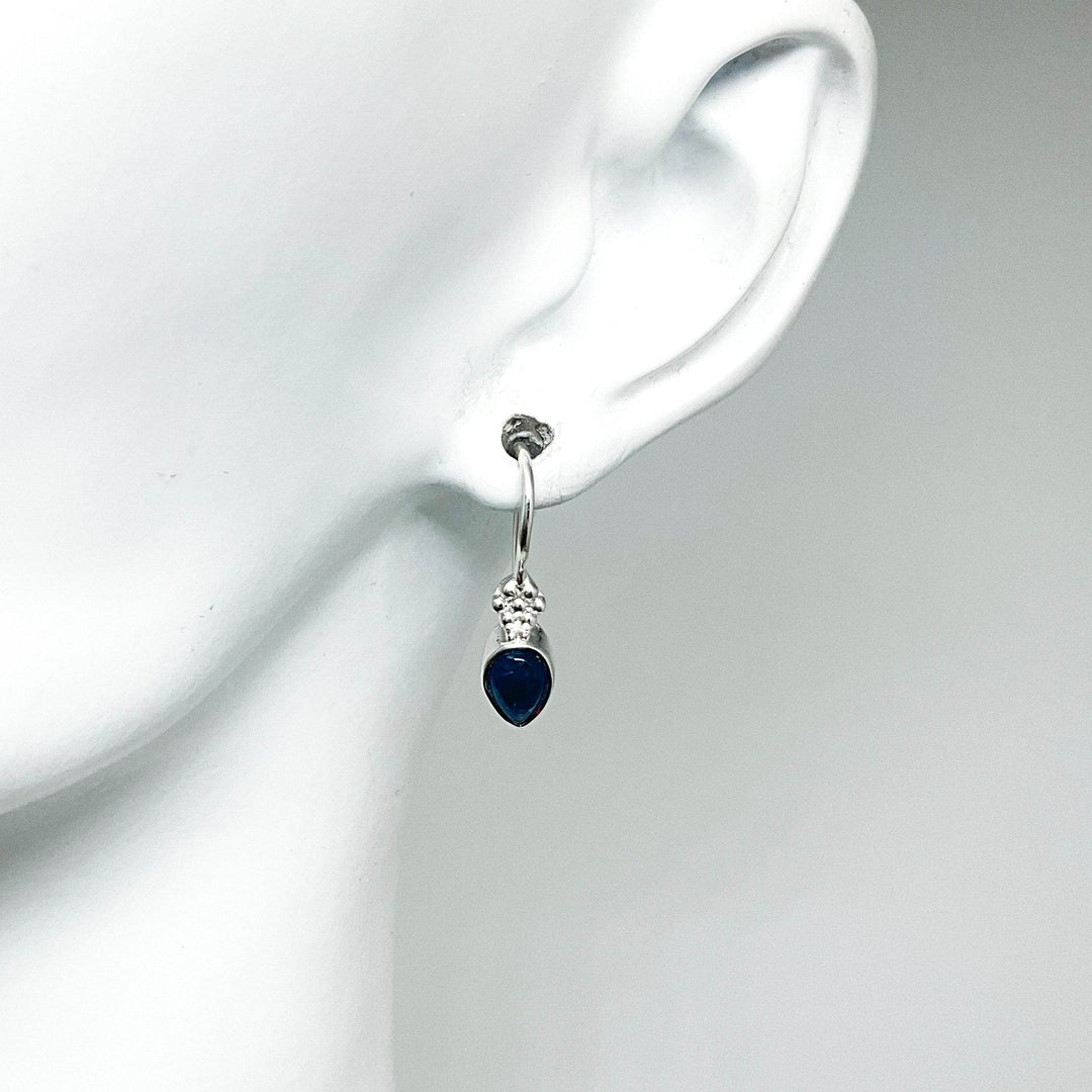 Sodalite Dangle Earrings-Rocks and Gems Canada