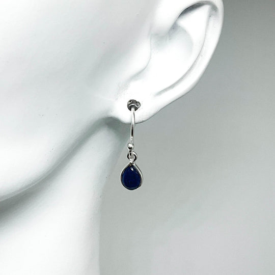 Sodalite Dangle Earrings-Rocks and Gems Canada