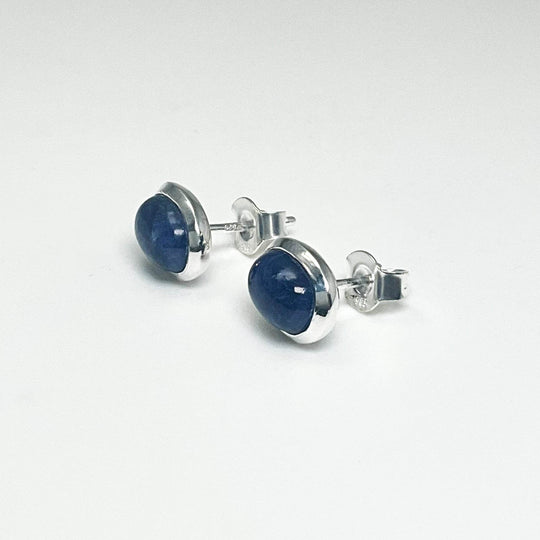Sodalite Stud Earrings-Rocks and Gems Canada