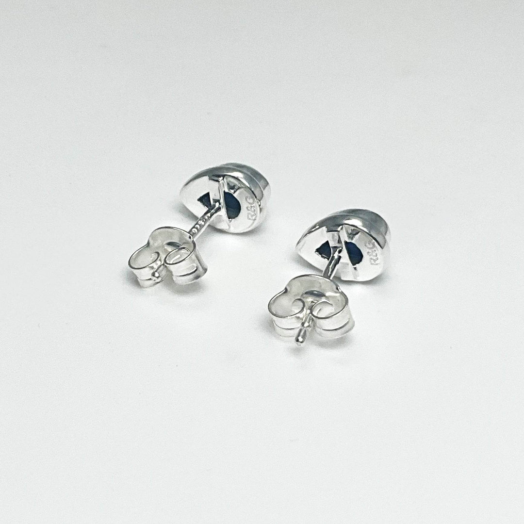 Sodalite Stud Earrings-Rocks and Gems Canada