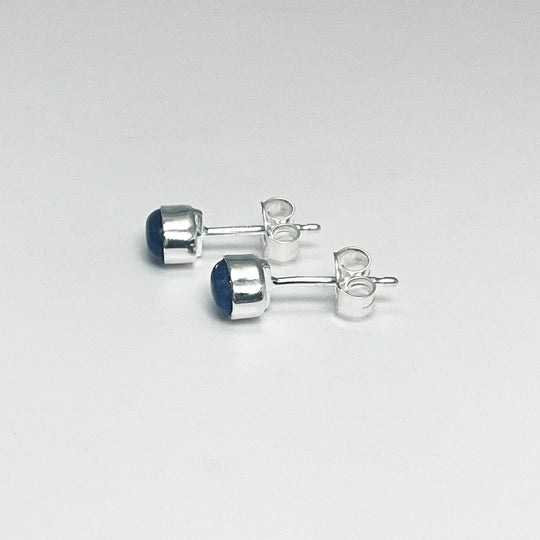 Sodalite Stud Earrings-Rocks and Gems Canada