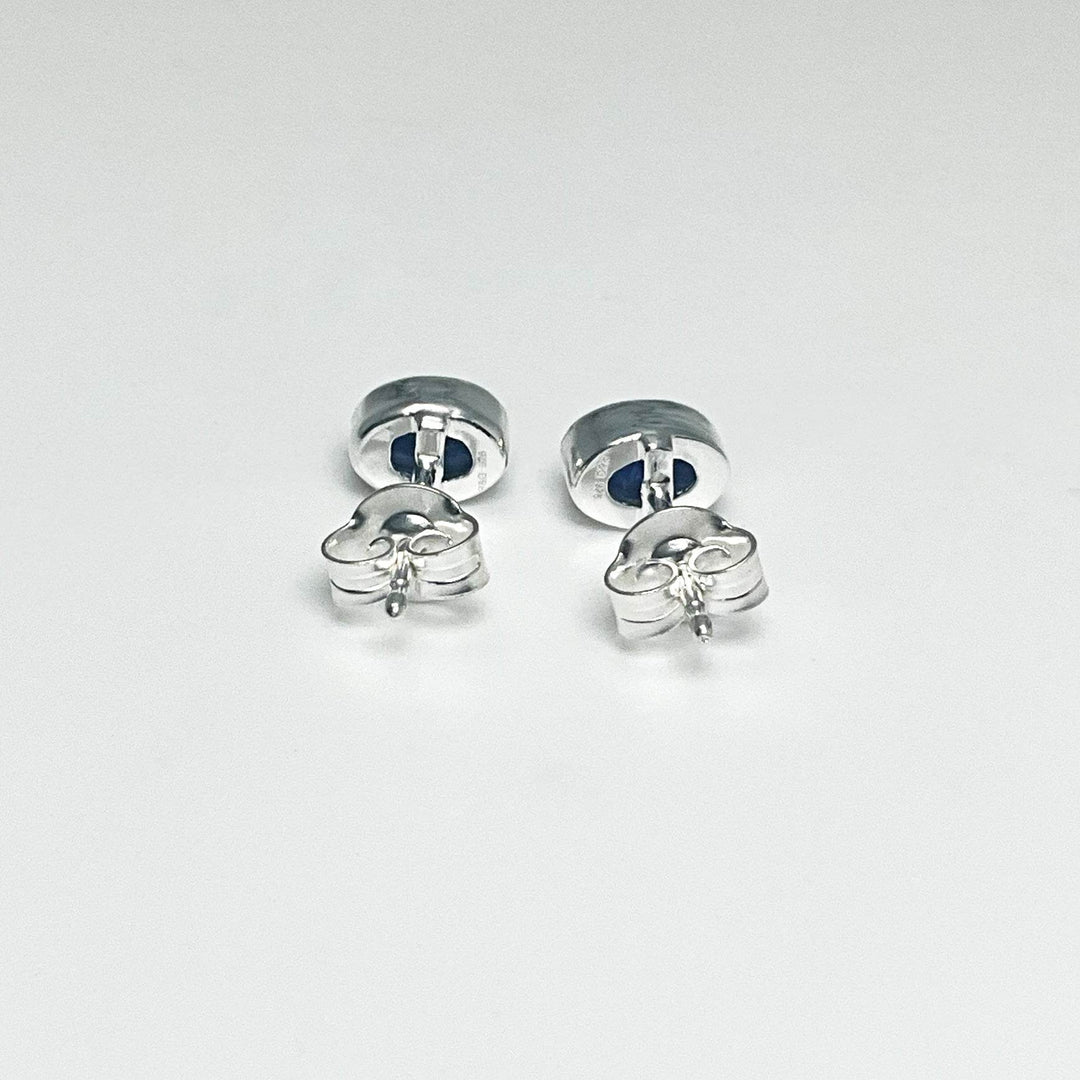 Sodalite Stud Earrings-Rocks and Gems Canada