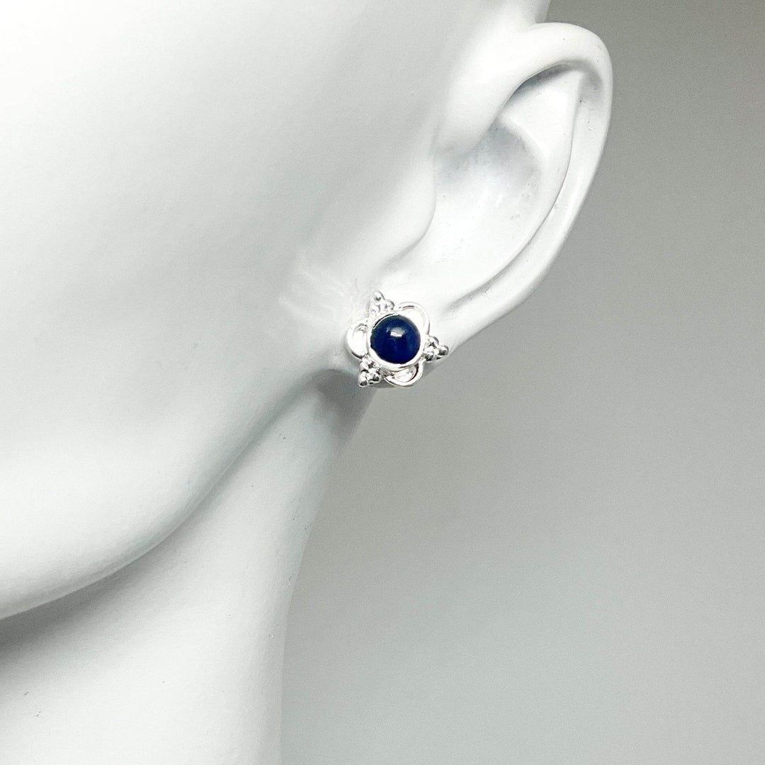 Sodalite Stud Earrings-Rocks and Gems Canada