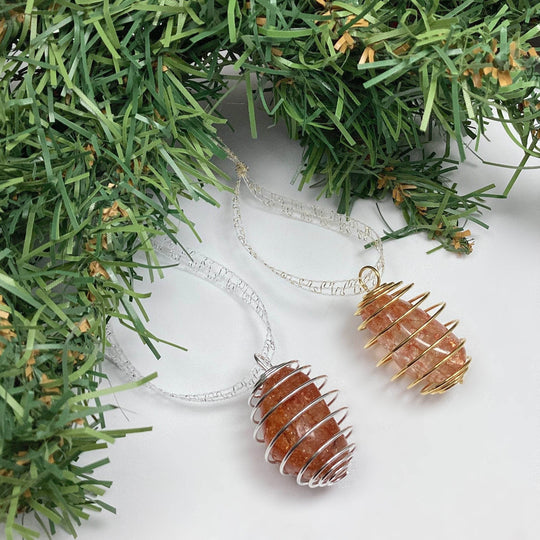 Spiral Gemstone Ornament-Rocks and Gems Canada