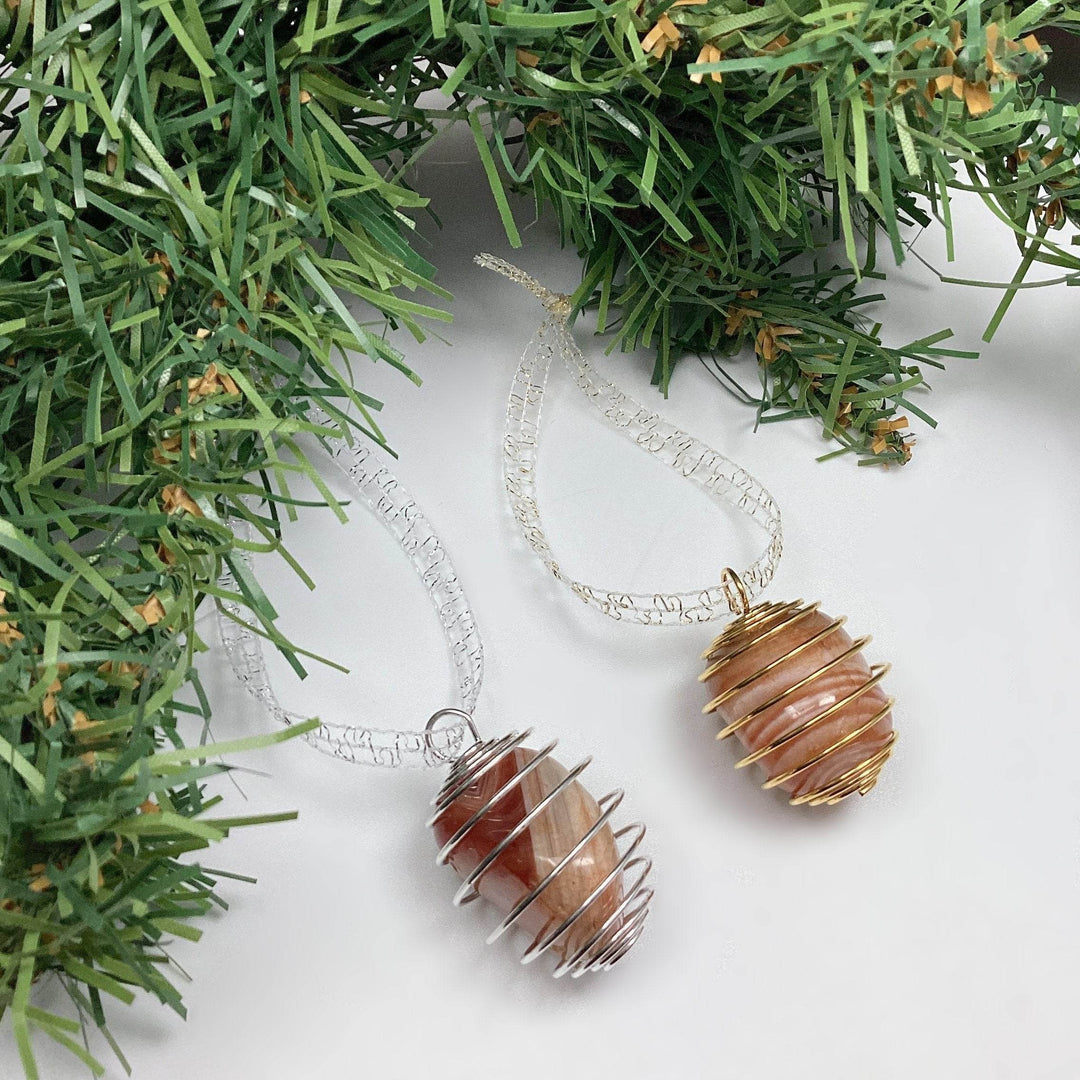 Spiral Gemstone Ornament-Rocks and Gems Canada