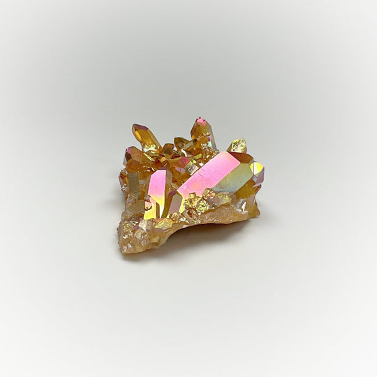 Sunset Aura Quartz Cluster - Rocks and Gems Canada