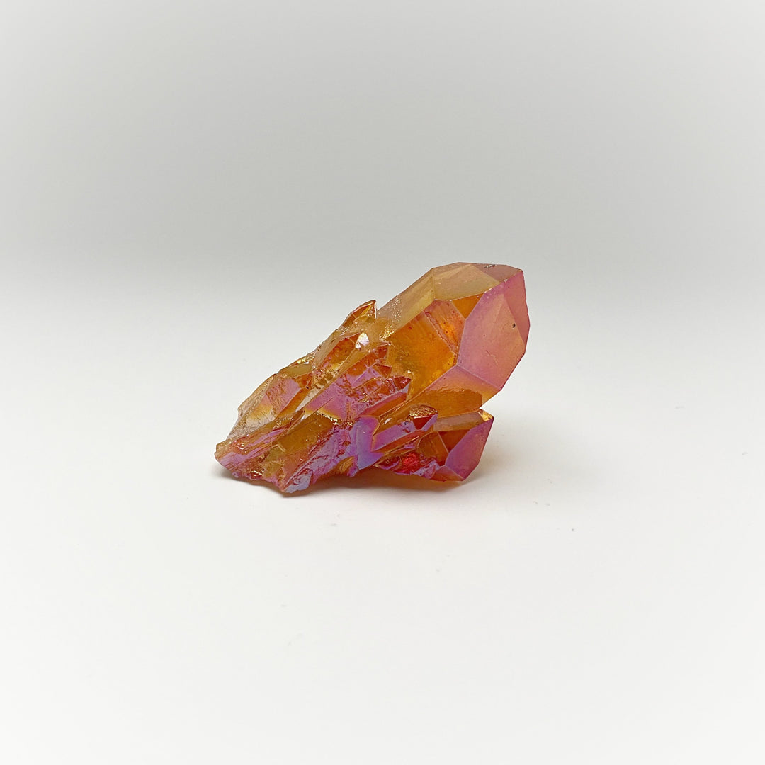 Sunset Aura Quartz Cluster - Rocks and Gems Canada
