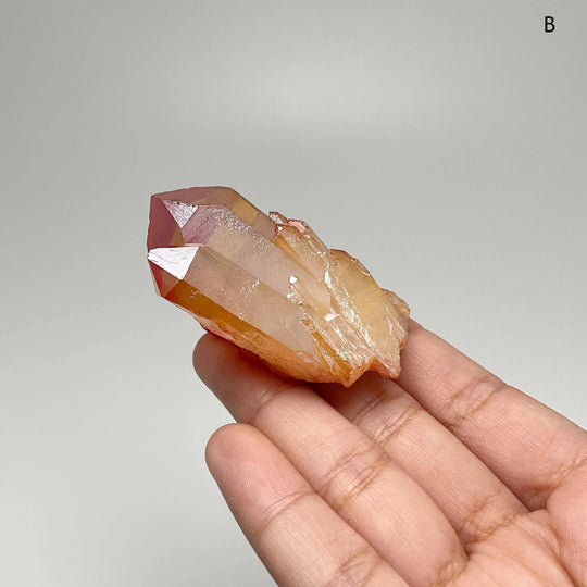 Sunset Aura Quartz Cluster - Rocks and Gems Canada