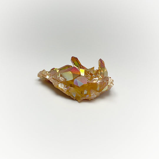 Sunset Aura Quartz Cluster - Rocks and Gems Canada