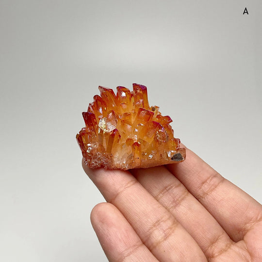 Sunset Aura Quartz Cluster - Rocks and Gems Canada