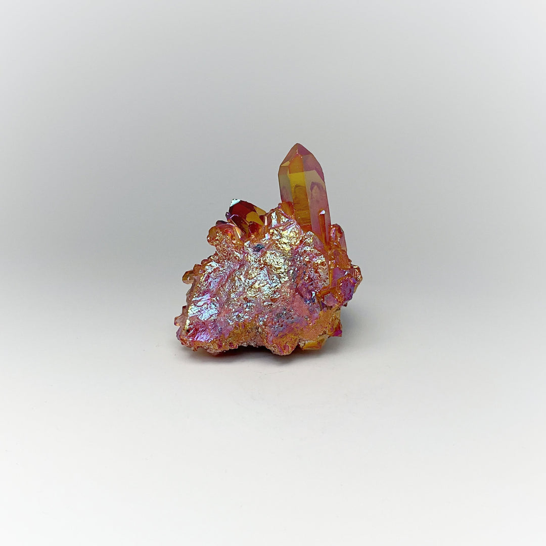 Sunset Aura Quartz Cluster - Rocks and Gems Canada