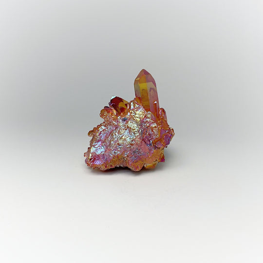 Sunset Aura Quartz Cluster - Rocks and Gems Canada