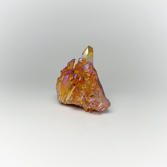 Sunset Aura Quartz Cluster - Rocks and Gems Canada