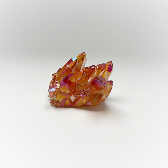 Sunset Aura Quartz Cluster - Rocks and Gems Canada