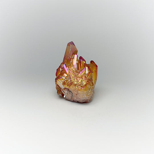 Sunset Aura Quartz Cluster - Rocks and Gems Canada