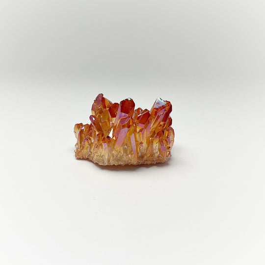 Sunset Aura Quartz Cluster - Rocks and Gems Canada