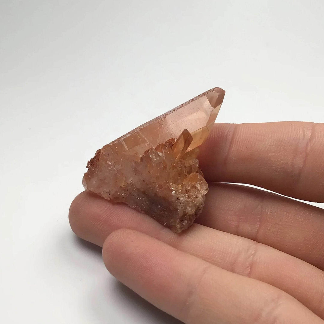 Tangerine Quartz Cluster-Rocks and Gems Canada