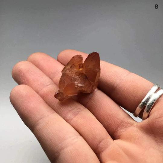 Tangerine Quartz Cluster-Rocks and Gems Canada