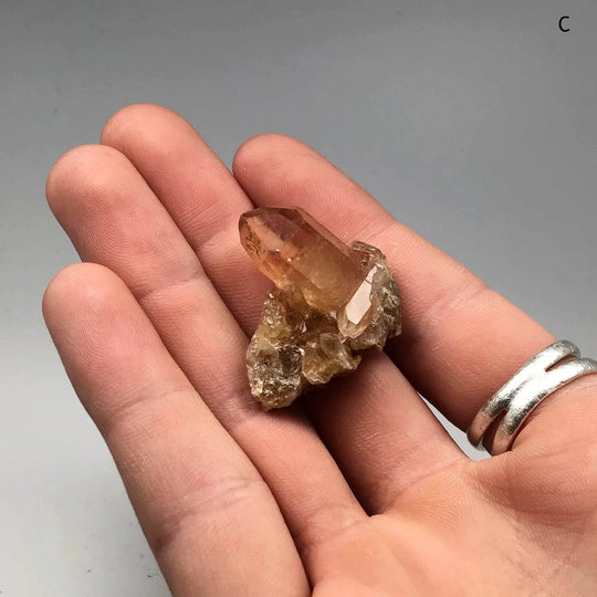Tangerine Quartz Cluster-Rocks and Gems Canada