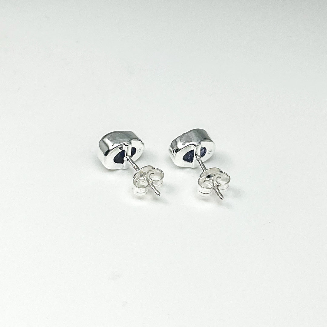 Tanzanite Stud Earrings-Rocks and Gems Canada